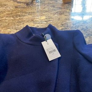 Navy blue Hobbs London peas coat NWT